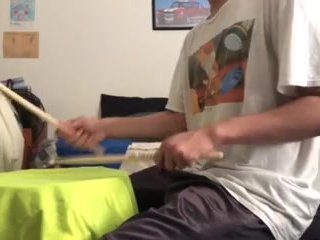 parents moaning in the other room while i'm playing drums 29