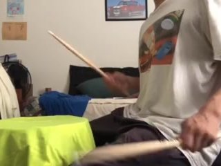 parents moaning in the other room while i'm playing drums 29