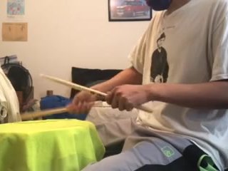 parents moaning in the other room while i'm playing drums 30