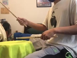 parents moaning in the other room while i'm playing drums 30