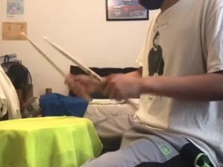 parents moaning in the other room while i'm playing drums 30