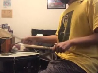 parents moaning in the other room while i'm playing drums 32