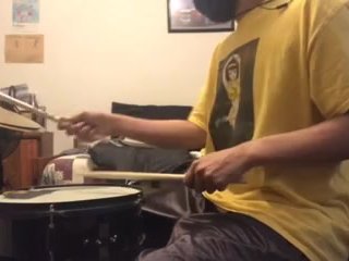 parents moaning in the other room while i'm playing drums 32