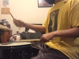 parents moaning in the other room while i'm playing drums 32