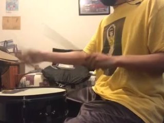 parents moaning in the other room while i'm playing drums 32