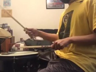 parents moaning in the other room while i'm playing drums 32