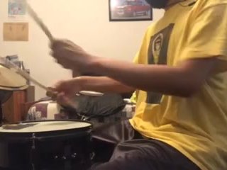 parents moaning in the other room while i'm playing drums 32