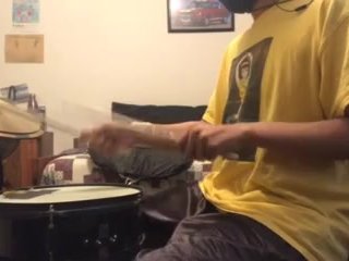 parents moaning in the other room while i'm playing drums 32