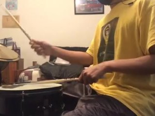 parents moaning in the other room while i'm playing drums 32