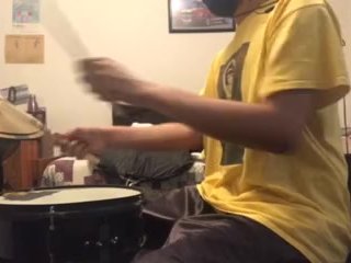 parents moaning in the other room while i'm playing drums 32