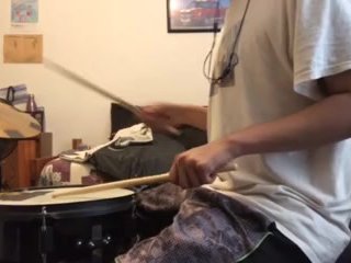 parents moaning in the other room while i'm playing drums 34