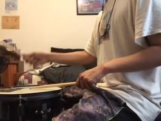 parents moaning in the other room while i'm playing drums 34