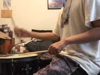 parents moaning in the other room while i'm playing drums 34