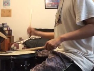 parents moaning in the other room while i'm playing drums 34