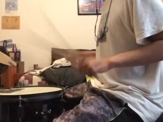 parents moaning in the other room while i'm playing drums 34