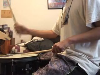 parents moaning in the other room while i'm playing drums 34