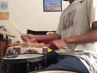 parents moaning in the other room while i'm playing drums 43