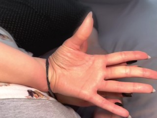 Tape bondage blowjob