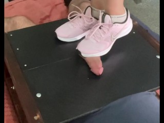 CBT in my pink Nike trainers.