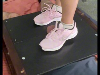 CBT in my pink Nike trainers.