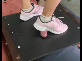 CBT in my pink Nike trainers.