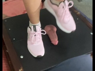 CBT in my pink Nike trainers.