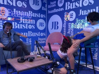 Petite influencer 😮 you won't believe what emma fiore does on Juan Bustos Podcast