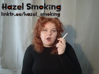 Goth smoking blowjob