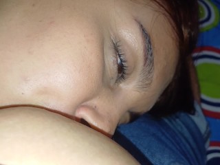 ASMR lactating with Andrea