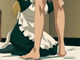 Maid with Huge Tits Likes to Get Fucked After Marriage