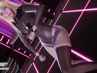 [MMD] NewJeans - ETA Ahri Sexy Kpop Dance League of Legends Uncensored Hentai 4K