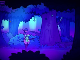 Tales of the Moon Mysterious castle with a furry Werewolf and an evil witch