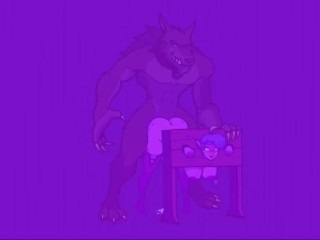 Tales of the Moon Mysterious castle with a furry Werewolf and an evil witch