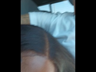 SEXY EBONY GIVING SLOPPY HEAD WHILE DRIVING TO NICKI MINAJ CONCERT NEW YORK CITY PART 2(OF:LIFE.ENT)