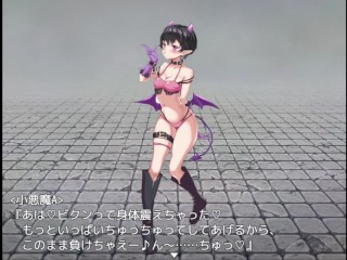 【アルフィミアの塔②】小悪魔ちゃんのフェラチオで痴女責めされて、レベルドレインされてしまうM男★エロゲー