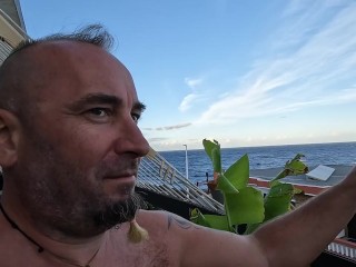 We're drinking our piss with straw from an ostrich egg shell