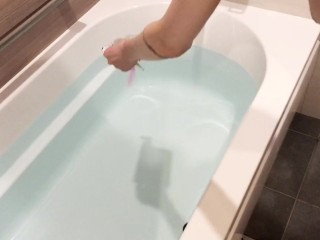 温泉入浴剤でのバスタイム