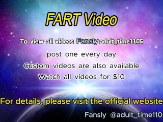 【FART】woman farting in the kitchen