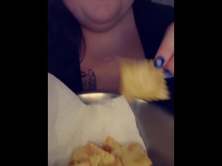 Eating Food Compilation with Big Burps