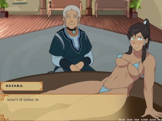 Four Elements Trainer Sex Game Part 4 Katara and Korra Sex Scenes gameplay [18+]