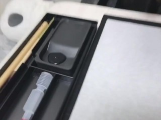 【筆挿入】膣圧で書き初めしてみた結果ｗｗｗ手コキ素人ミキ姉フェラ