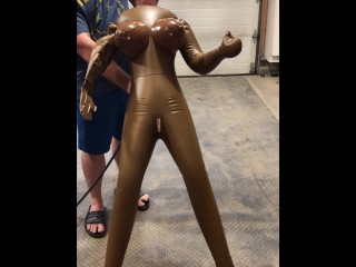 I Just Lost My Virginity To A Blow Up Doll Using All Her Holes and Finished With A Golden Shower