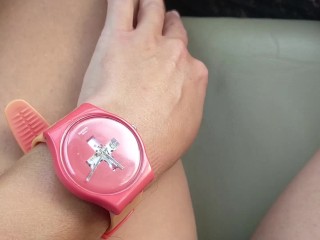 Swatch Fetish SQUIRT multi ORGASMS in my car