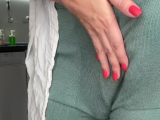 Horny Step Mother was caught by her Step son and wanted to show him how she was chilling big cock