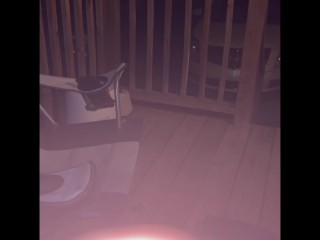 Fun naked nude around his friends