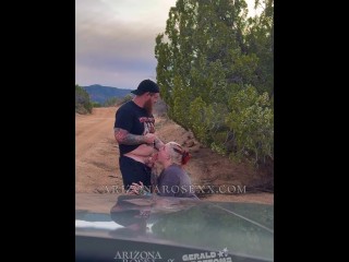 Amateur Couple Fucking on the Side of the Road (teaser)