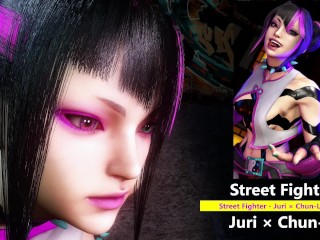 Street Fighter - Juri × Chun-Li × Futa - Lite Version