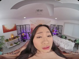 FuckPassVR - Phoebe Kalib's exotic massage turns into a wild cum-filled ride in VR