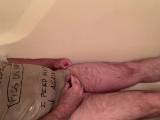 Pissing on myself