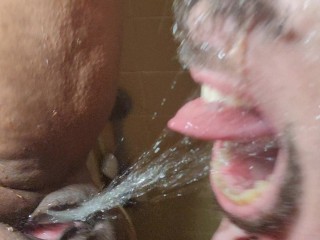 He Loves To Lick Me Clean After I Piss In His Mouth